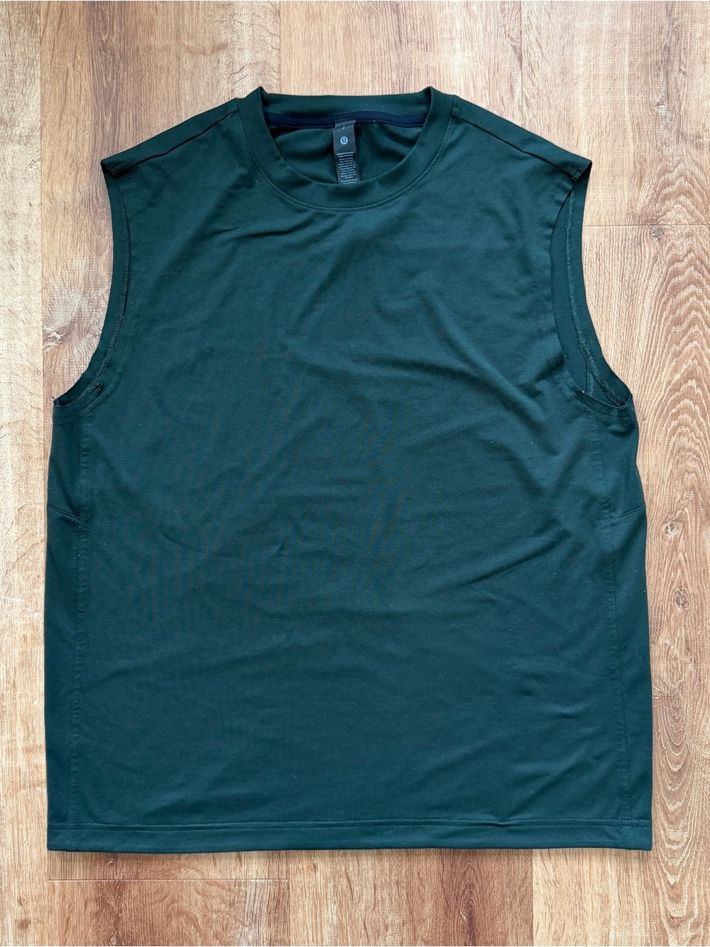 Lululemon Easy Set Train Sleeveless Tank Top Crew Neck Mesh Mens Small Shirt
